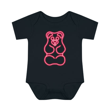 Infant NEON Gummy Bear Body Suit - Red