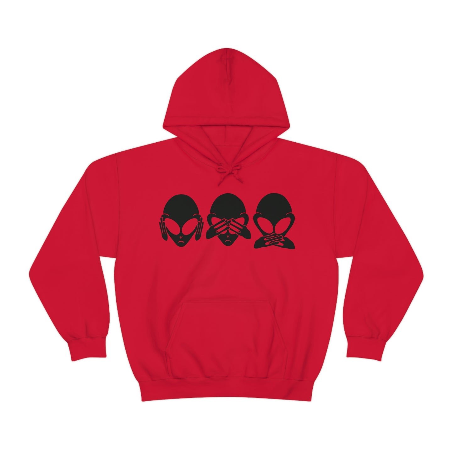 Alien Hear No Evil, See No Evil, Speak No Evil Hoodie