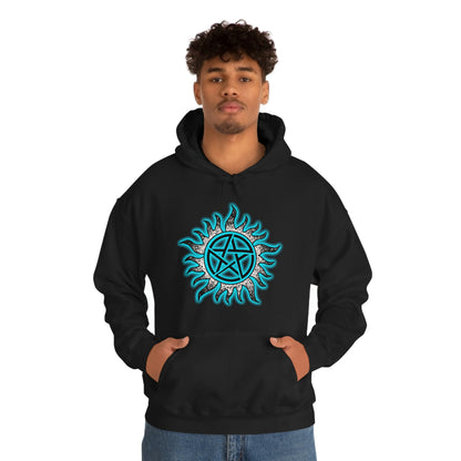 NEON Anti-Possession Hoodie - Blue