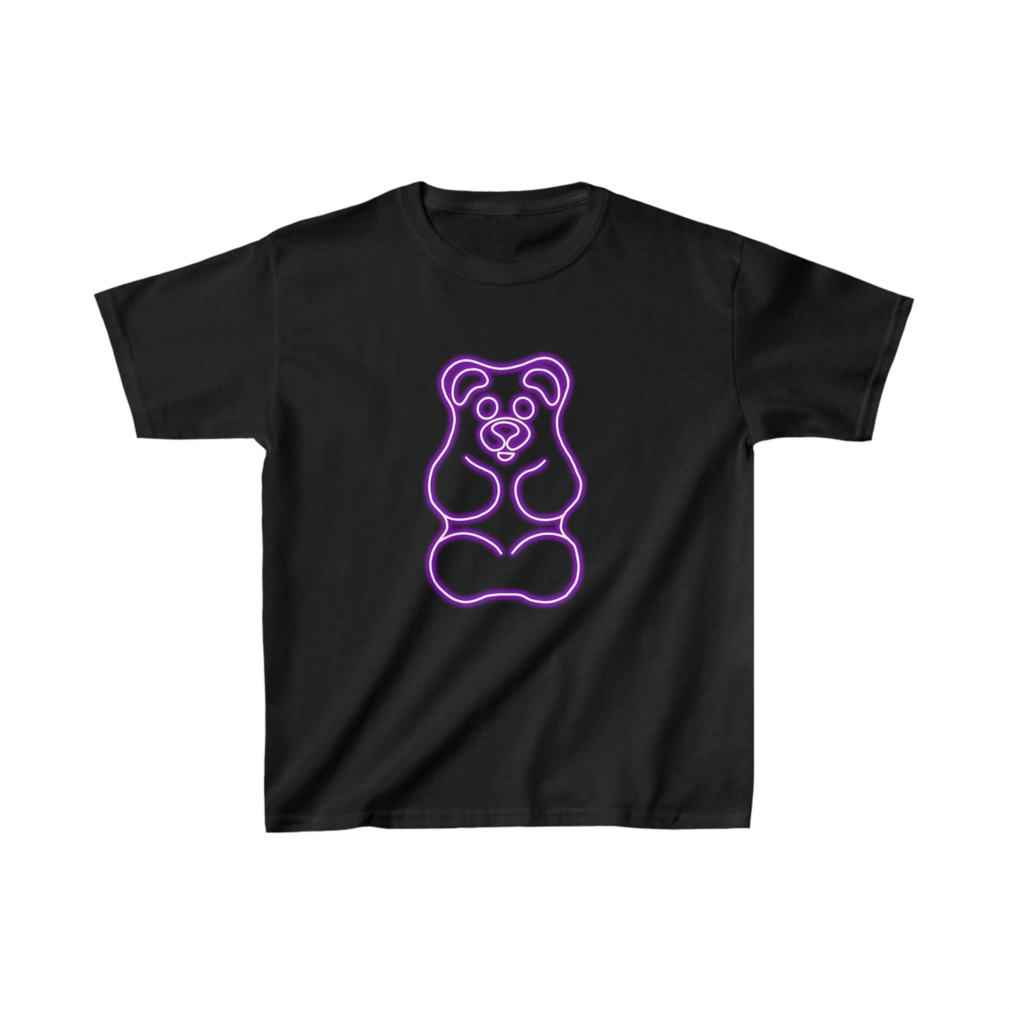 Kids NEON Gummy Bear Tee - Purple