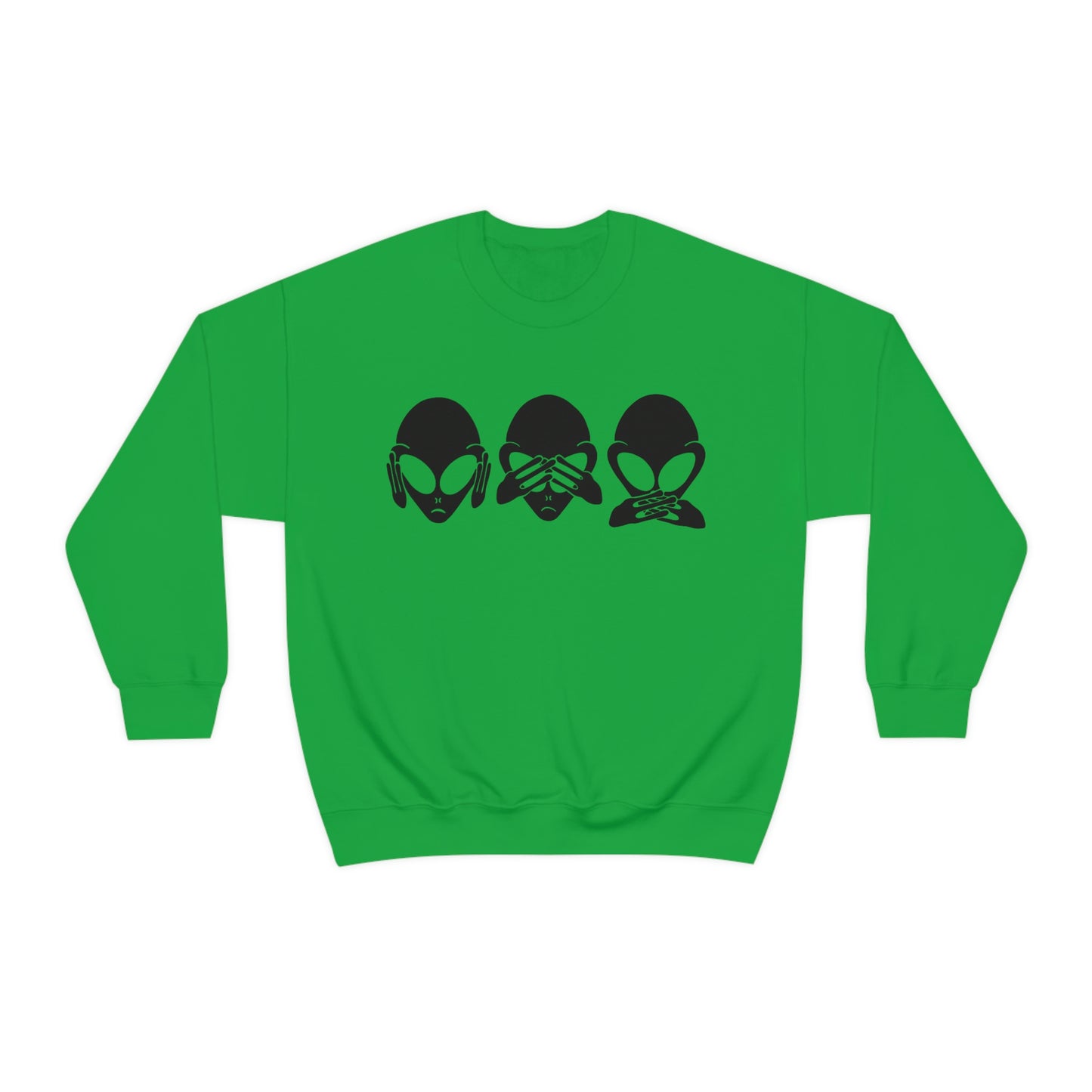 Alien Hear No Evil, See No Evil, Speak No Evil Sweatshirt