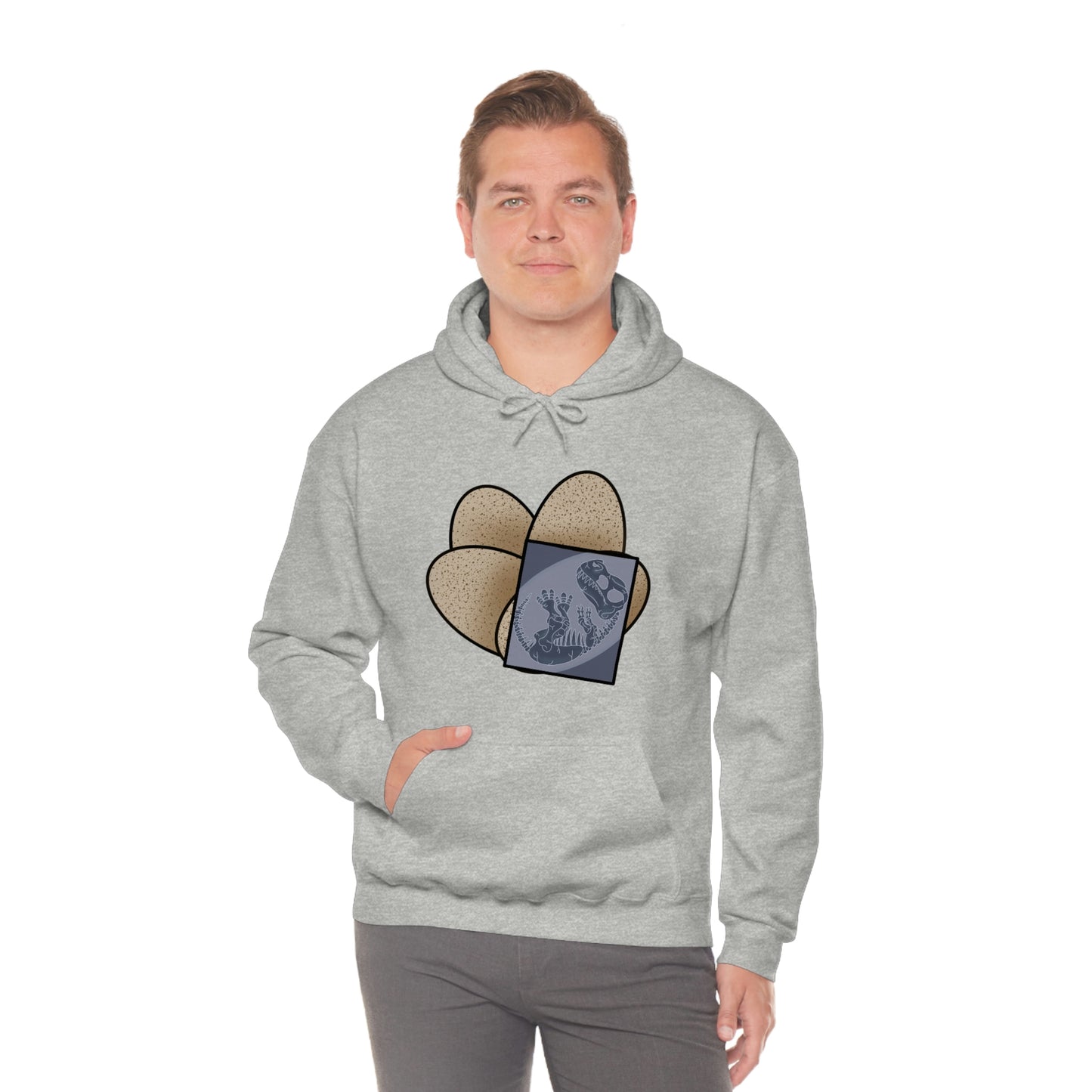 Dinosaur Eggs X-Ray T-Rex Hoodie