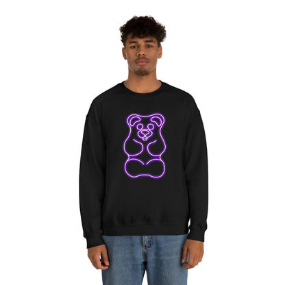 NEON Gummy Bear Sweatshirt - Purple