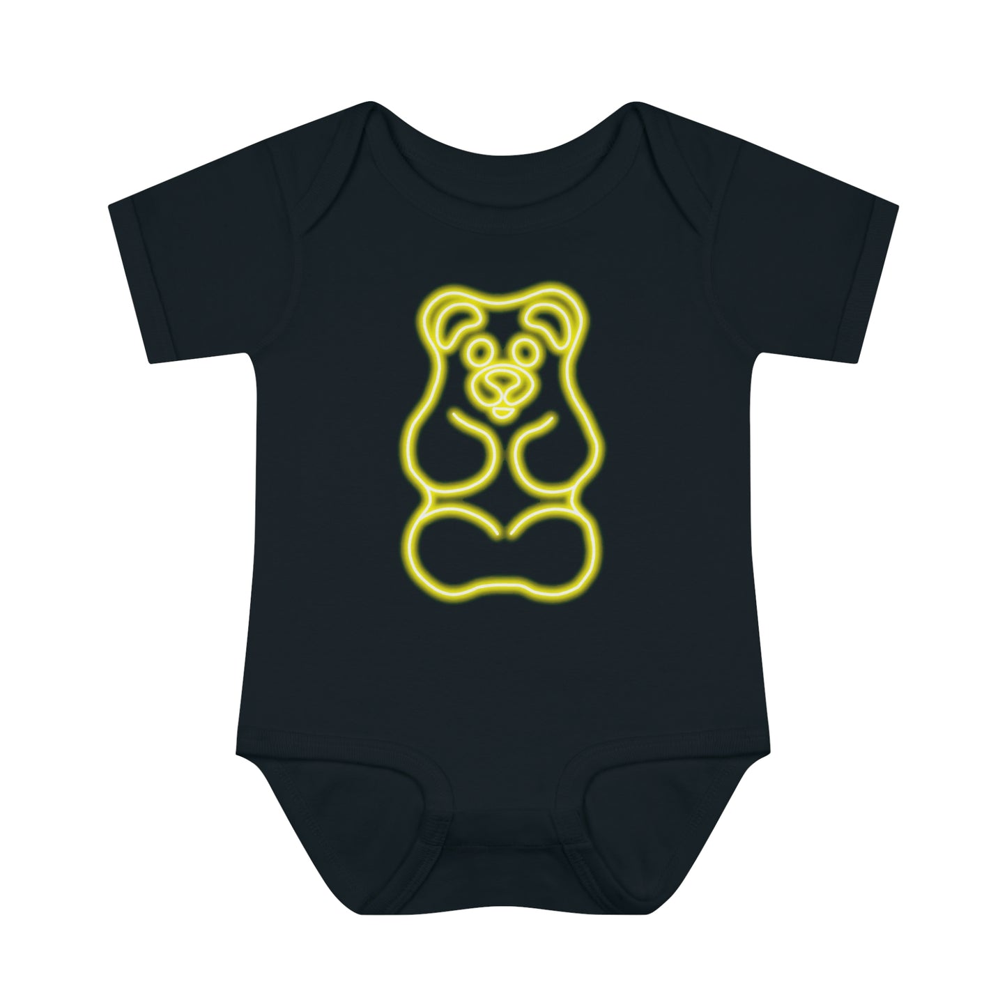 Infant NEON Gummy Bear Body Suit - Yellow