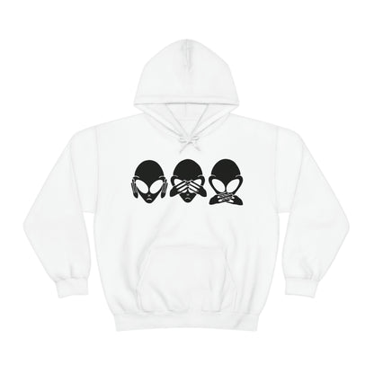 Alien Hear No Evil, See No Evil, Speak No Evil Hoodie