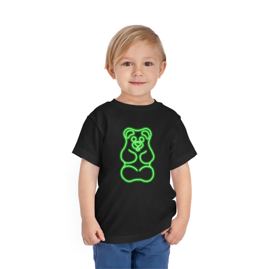 Toddler NEON Gummy Bear Tee - Green