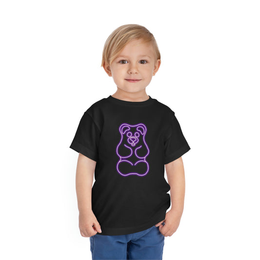 Toddler NEON Gummy Bear Tee - Purple