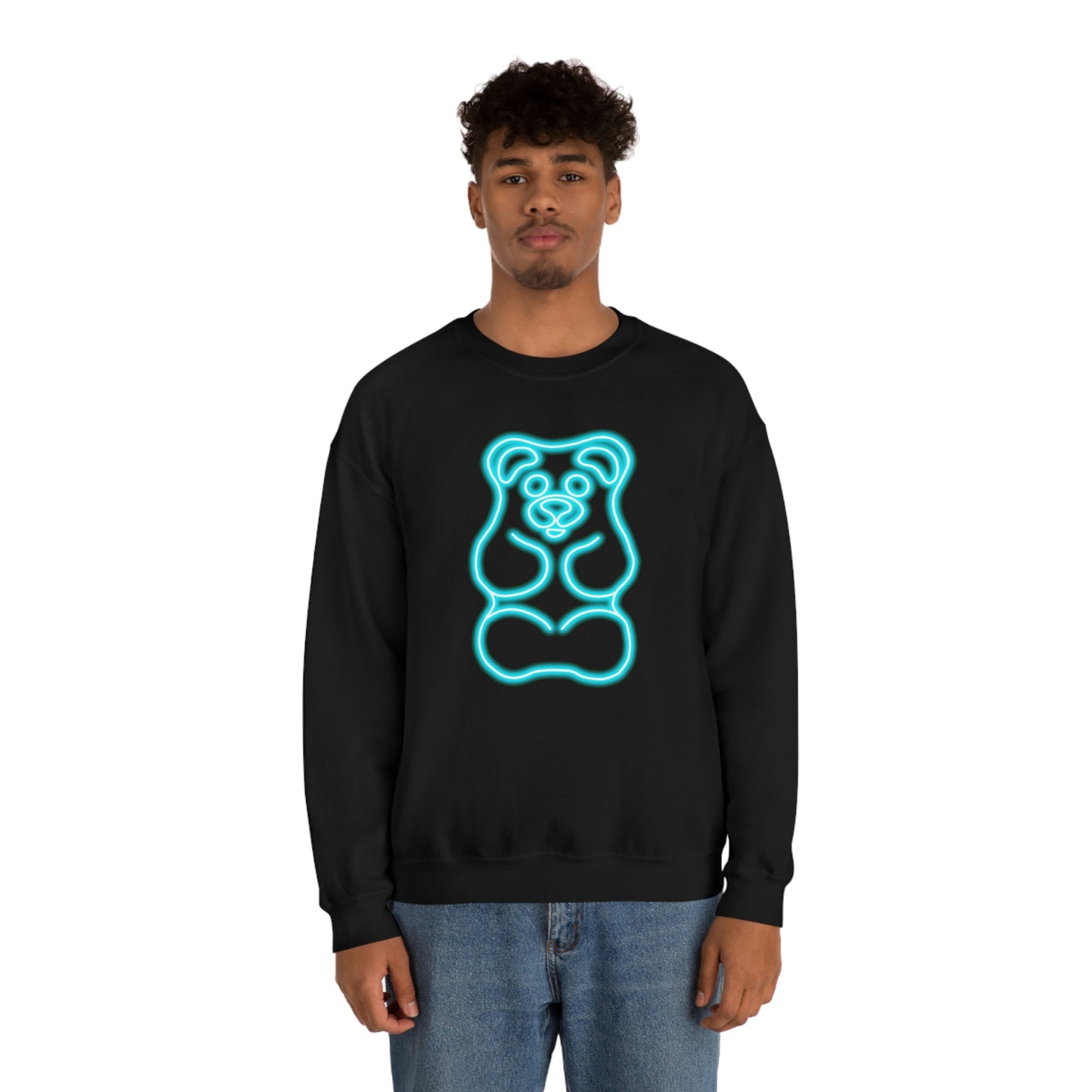 NEON Gummy Bear Sweatshirt - Blue