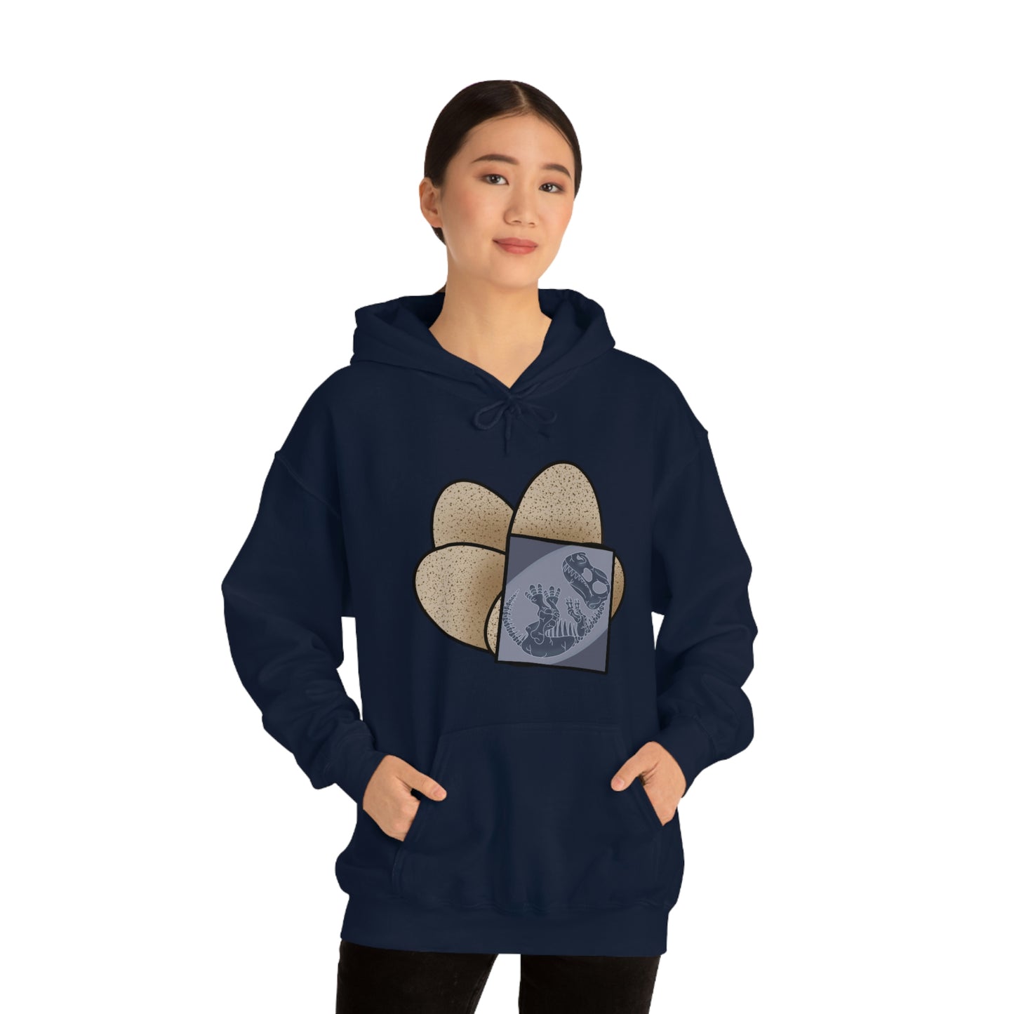 Dinosaur Eggs X-Ray T-Rex Hoodie