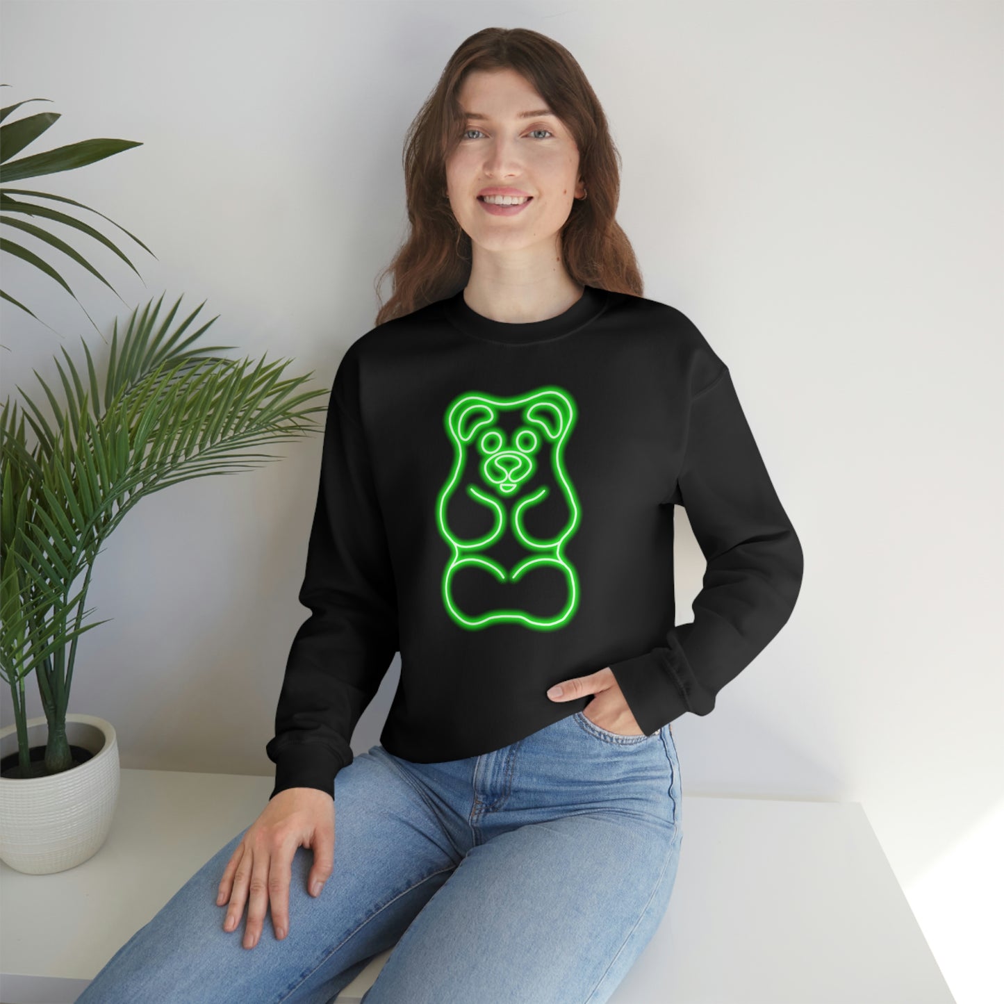 NEON Gummy Bear Sweatshirt - Green