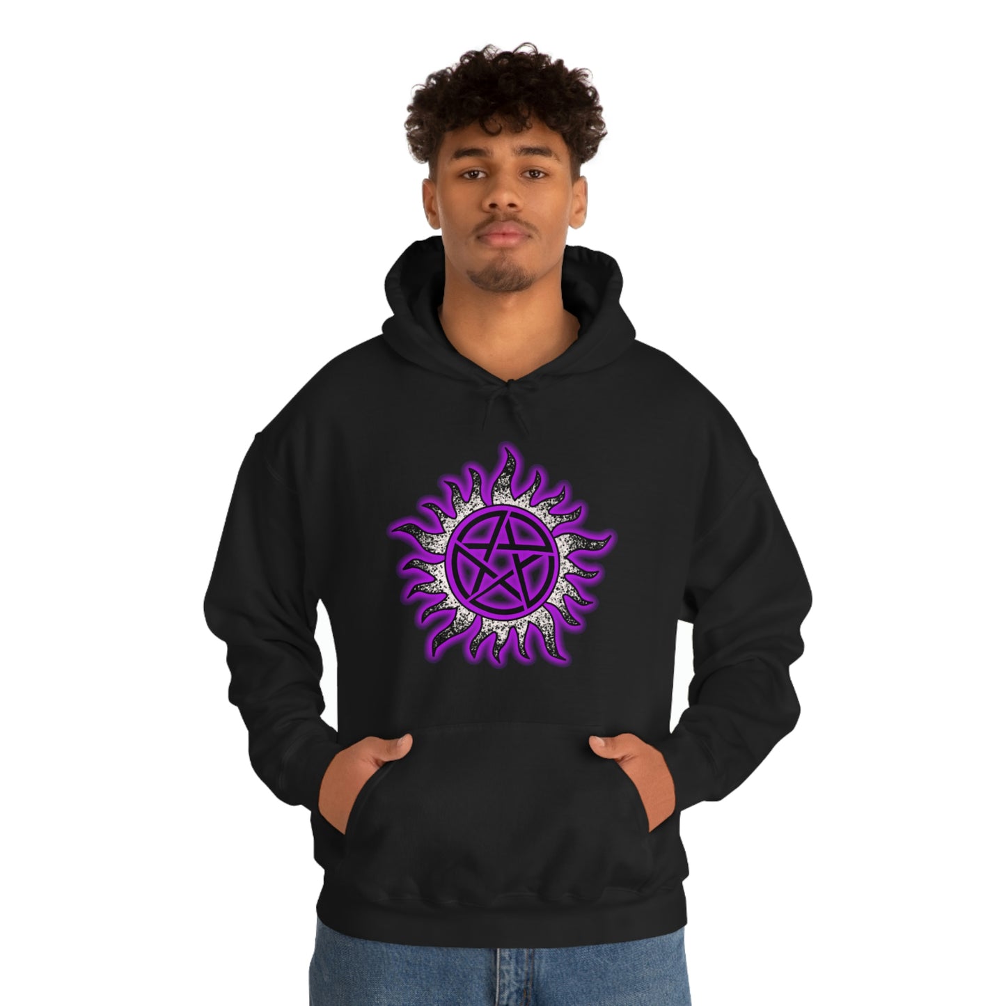 NEON Anti-Possession Hoodie - Purple