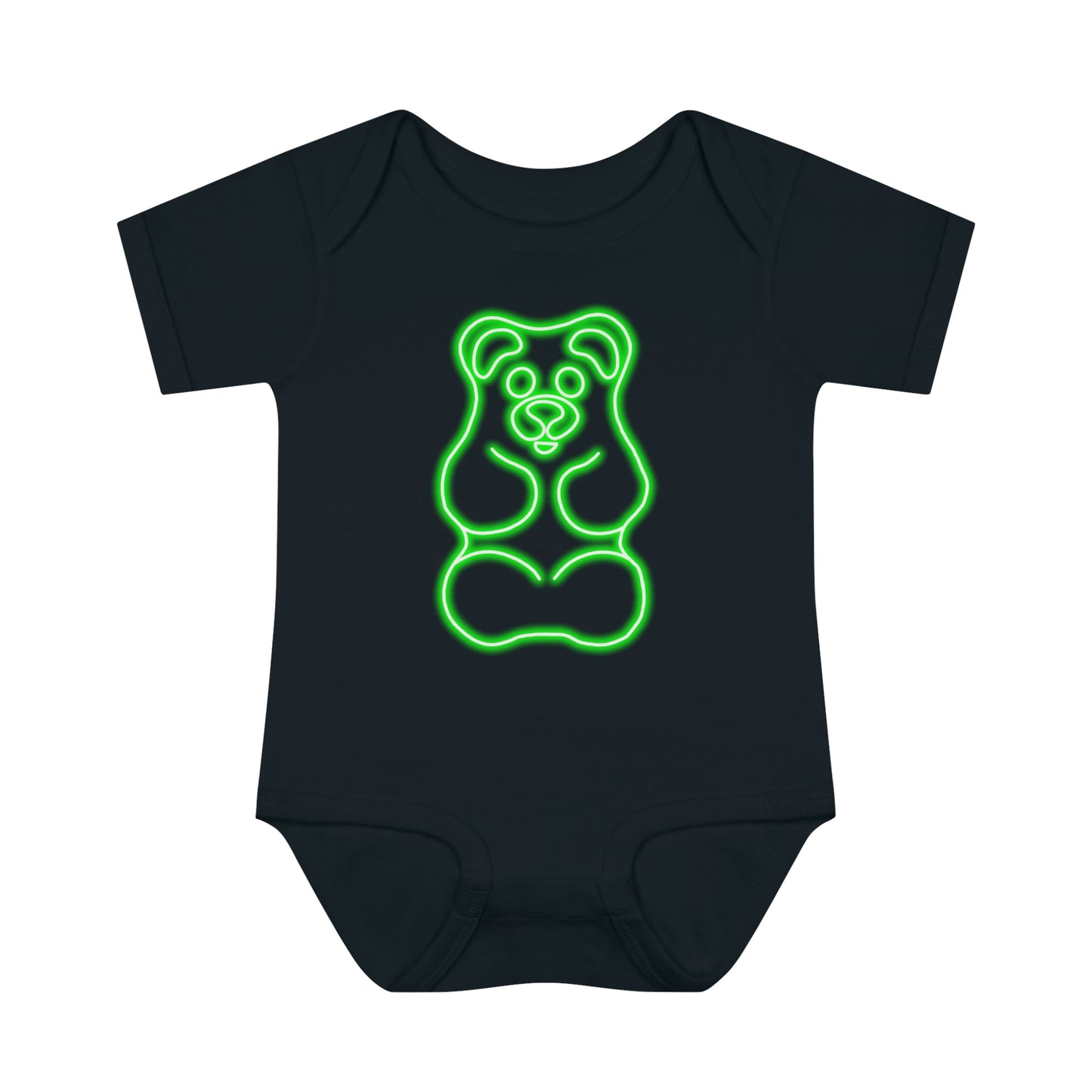 Infant NEON Gummy Bear Body Suit - Green