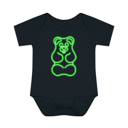 Infant NEON Gummy Bear Body Suit - Green