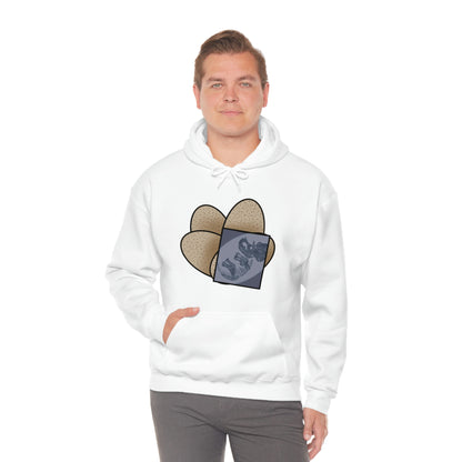 Dinosaur Eggs X-Ray Triceratops Hoodie