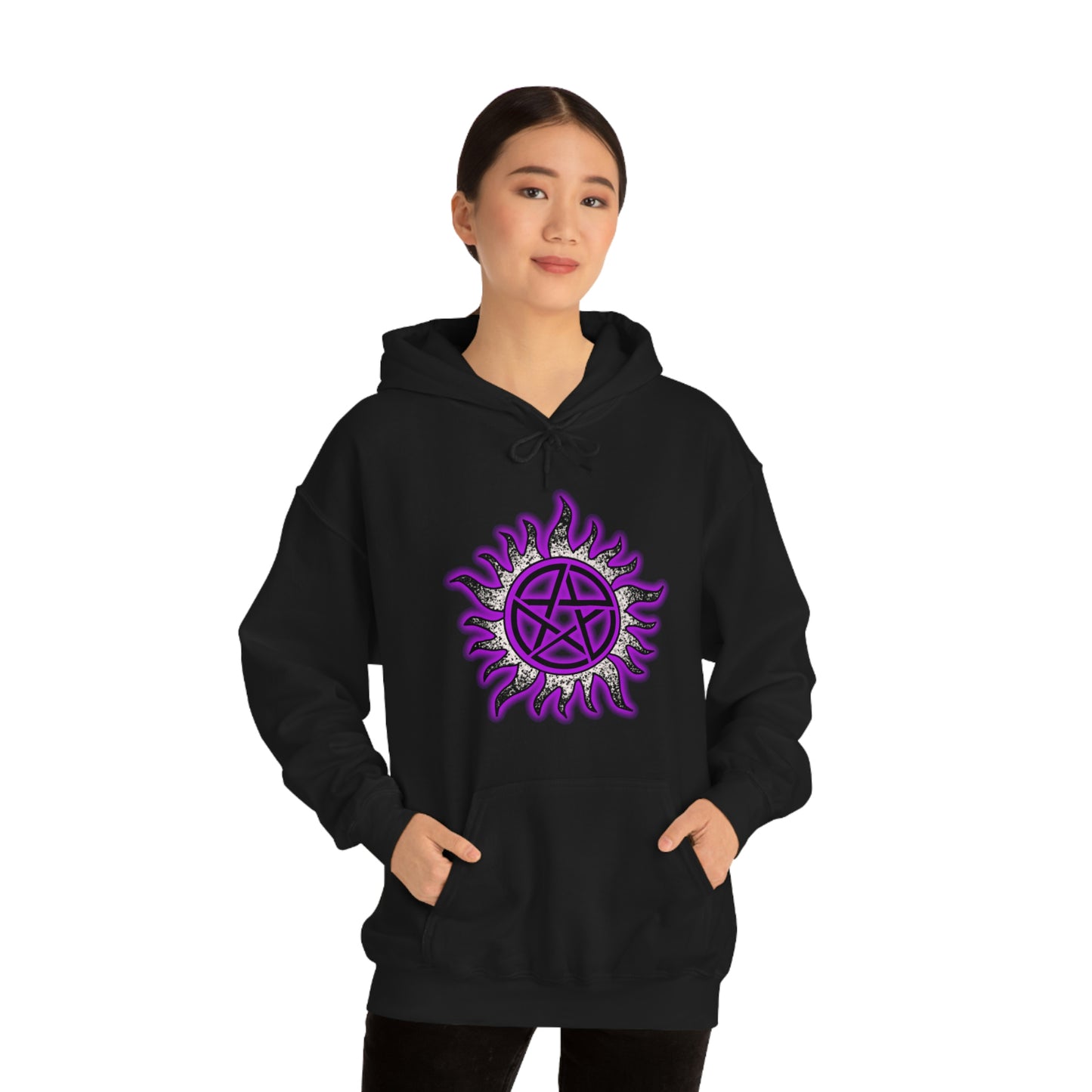 NEON Anti-Possession Hoodie - Purple