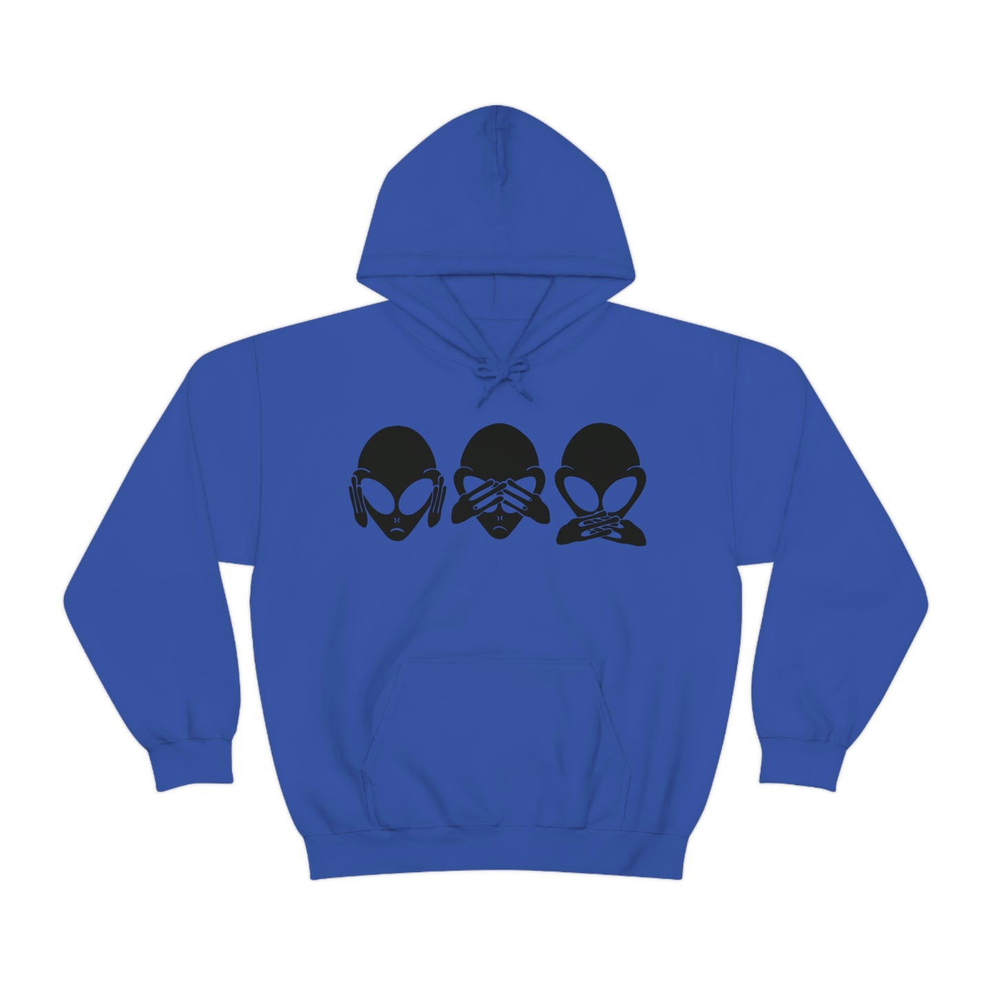 Alien Hear No Evil, See No Evil, Speak No Evil Hoodie