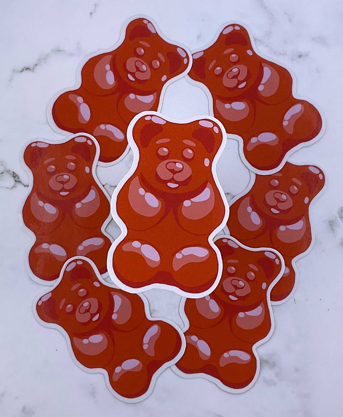 Jelly Gummy Bears Cartoon Sticker