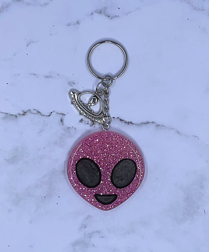 Alien Emoji Keychain