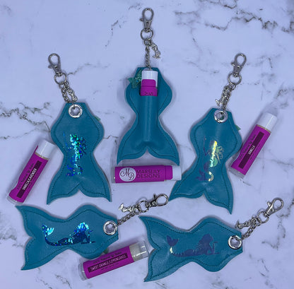 Mermaid Chapstick Keychain