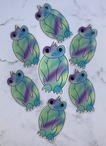 Swirly Face Animal Stickers