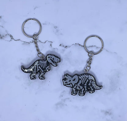 Dinosaur Skeleton Keychain