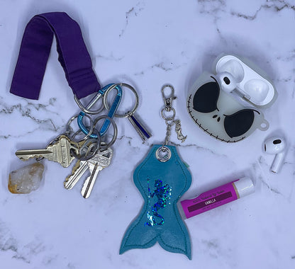 Mermaid Chapstick Keychain