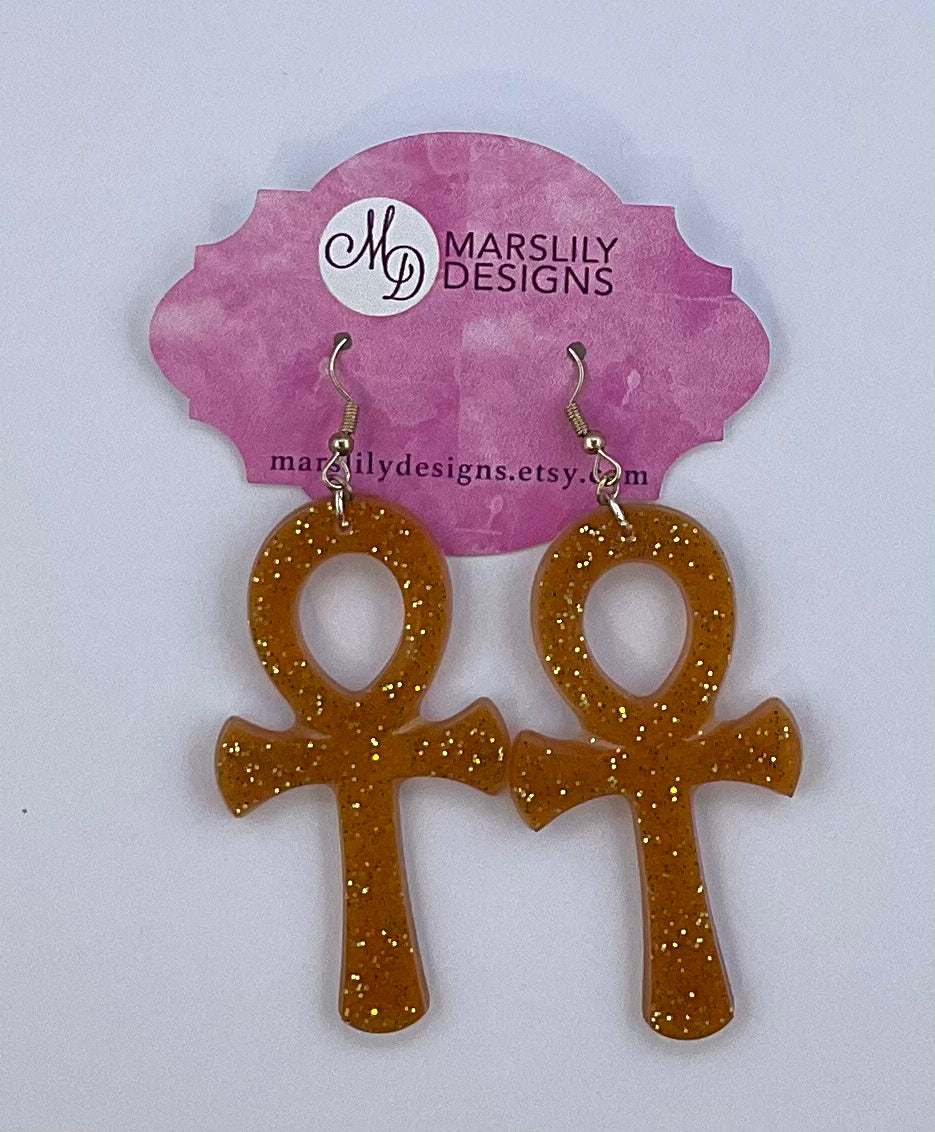 Ankh Earrings