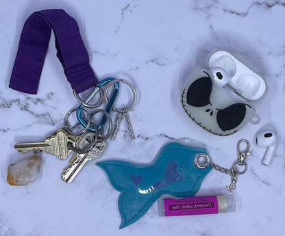 Mermaid Chapstick Keychain