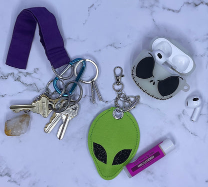 Alien Chapstick Keychain