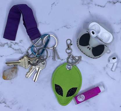 Alien Chapstick Keychain