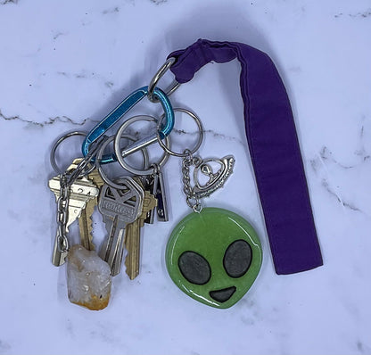 Alien Emoji Keychain