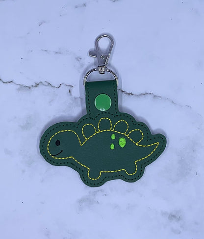 Dinosaur Embroidery Keychain