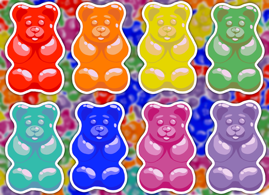 Gummy Bear Stickers