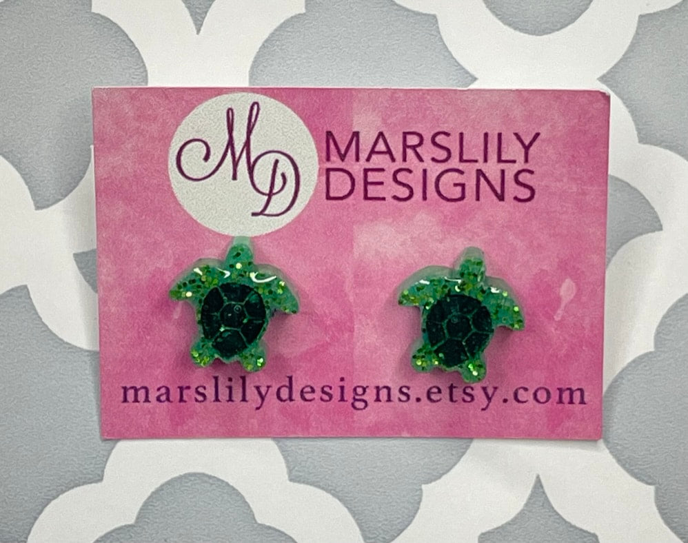 Turtle Stud Earrings